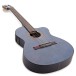 Ibanez TCM50 Talman, Electro Acoustic, Open Pore Blueberry - body and neck 