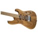 Charvel Guthrie Govan Signature HSH Caramelized Ash, Caramelized Flame Maple Fingerboard, Natural - body and neck  angle  