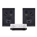 Leak Stereo 130 Integrated Amplifier with Wharfedale Super Denton Speakers, Black