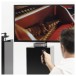 WiiM Amp Streaming Amplifier, Space Grey - Lifestyle Image, turntable