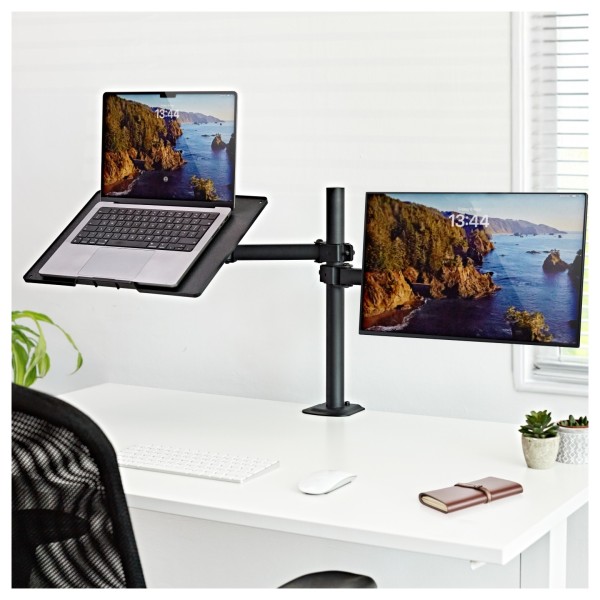 AVCOM Desk Clamp Monitor and Laptop Stand