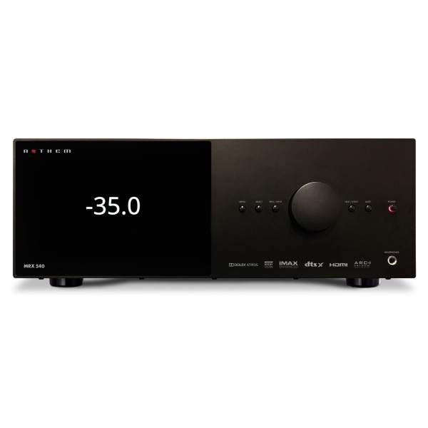 Anthem MRX 540 8K 7.2 Channel AV Receiver, Black - front 