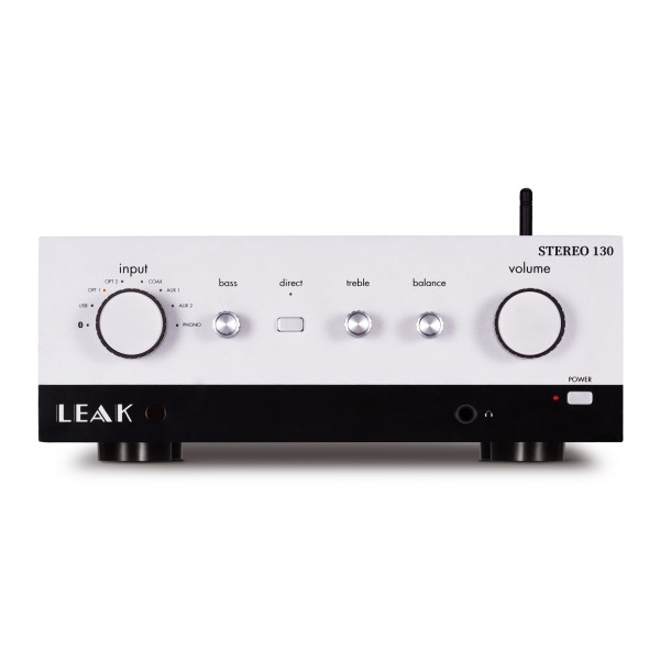 LEAK STEREO 130 Integrated Amplifier with DAC, Silver