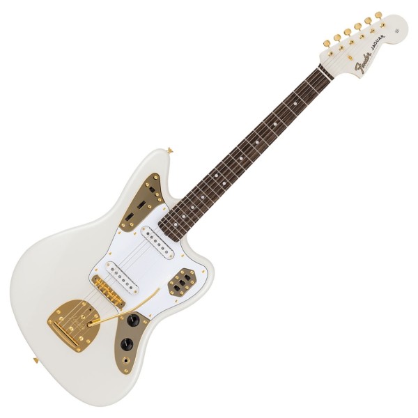 Fender Made in Japan Traditional 2025 Collection, 60s Jaguar RW, White Pearl - front
