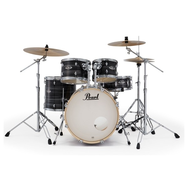 Pearl Export 20'' Fusion Drum Kit, Graphite Silver Twist