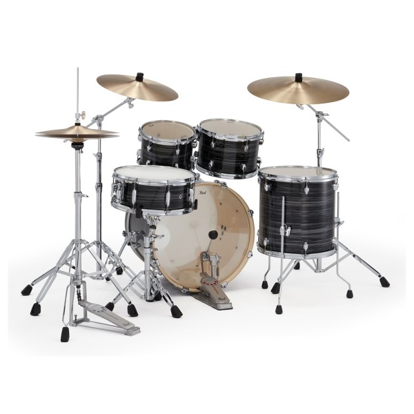Pearl Export 20'' Fusion Drum Kit, Graphite Silver Twist