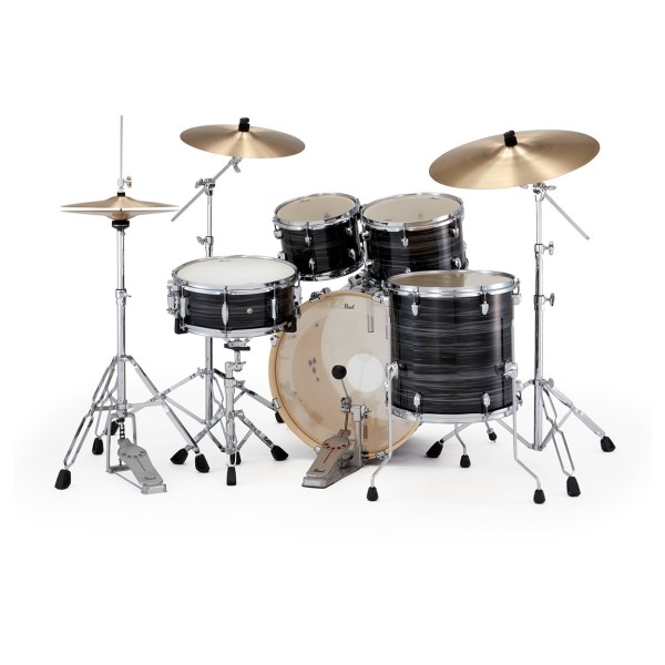 Pearl Export 20'' Fusion Drum Kit, Graphite Silver Twist