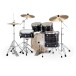 Pearl Export 20'' Fusion Drum Kit, Graphite Silver Twist