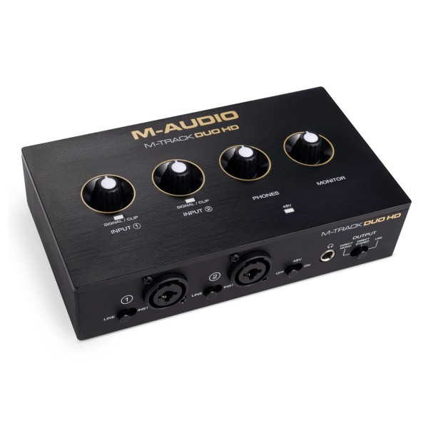 M-Audio M-Track Duo HD Audio Interface - Angled