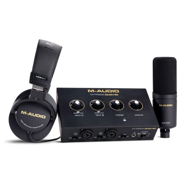 M-Audio M-Track Duo HD Producer Pack - Bundle