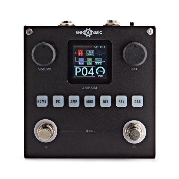 Guitar Amp Simulator & Multi-Effects Pedal by Gear4music