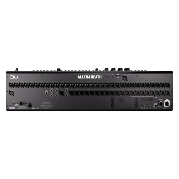 Allen & Heath QU-7D Digital Mixer, Rear View