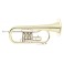 Rotary Valve Bb Student Flugel Horn by Gear4music, Gold - Nearly New