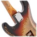 Fender Custom Shop 1960 Stratocaster Super Heavy Relic, Flame Maple Neck, Faded 3-Colour Sunburst - body back 