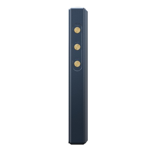 FiiO M21 Digital Audio Player, Blue - Side view and controls