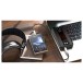 FiiO M21 Digital Audio Player, Titanium - Lifestyle Image, connected to FiiO Q15 headphone amplifer
