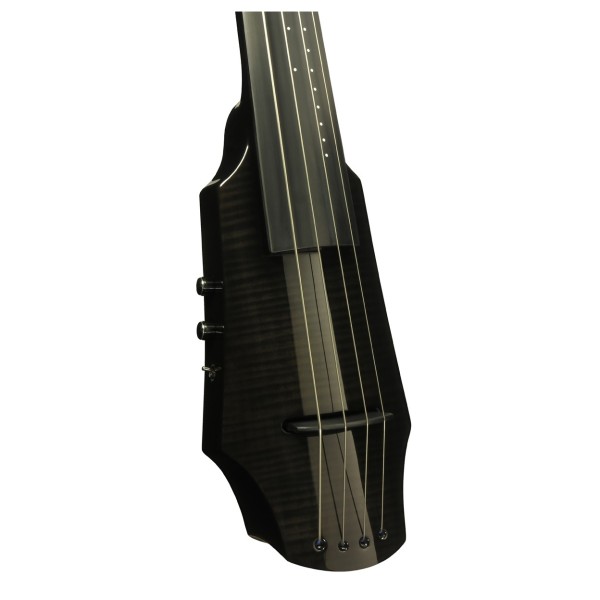NS Designs WAV4 Electric Cello, Transparent Black