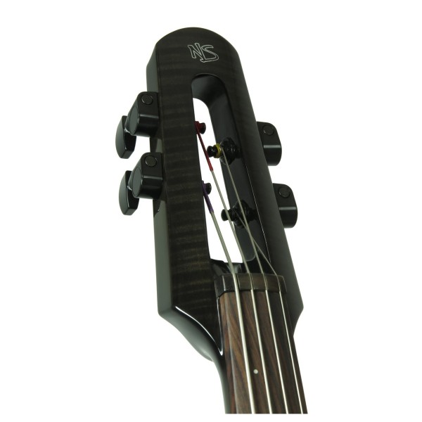 NS Designs WAV4 Electric Cello, Transparent Black