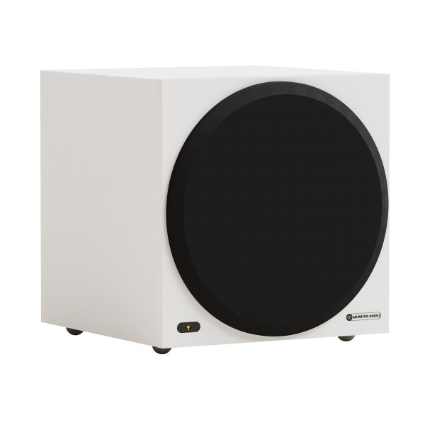 Monitor Audio Vestra W10 Subwoofer Speaker, White - turn 