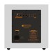 Monitor Audio Vestra W10 Subwoofer Speaker, White - rear 