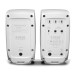 Adam Audio D3V Desktop Studio Monitor, White - Rear