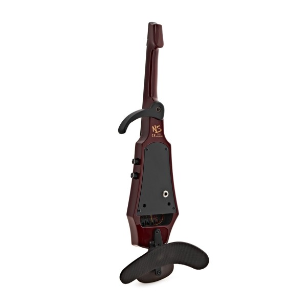 NS Designs WAV4 Electric Violin, Transparent Red Gloss