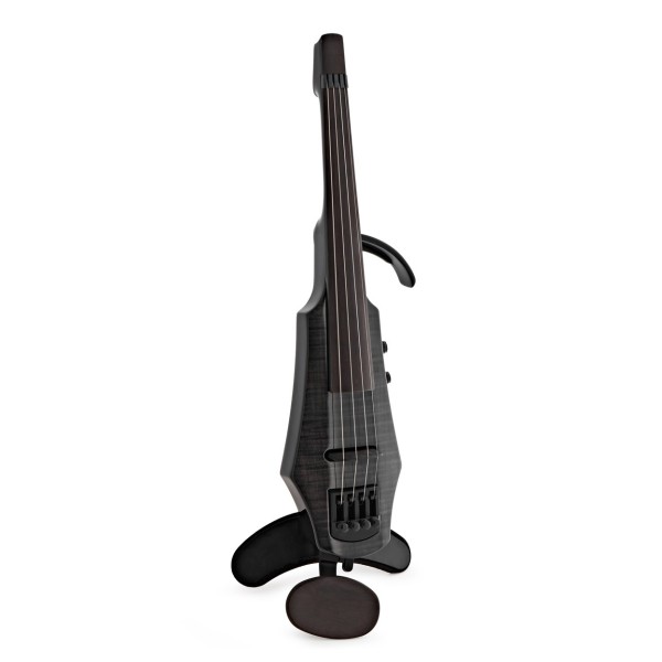 NS Designs WAV4 Electric Violin, Transparent Black Gloss