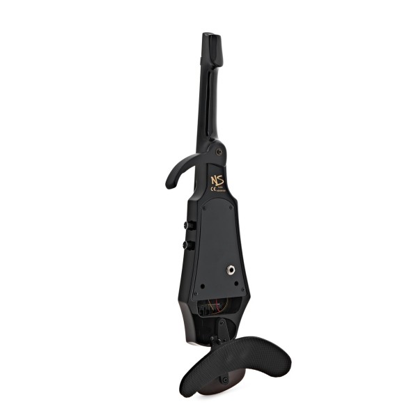 NS Designs WAV4 Electric Violin, Transparent Black Gloss