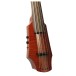 NS Designs WAV5 Electric Cello, Amberburst - Close up
