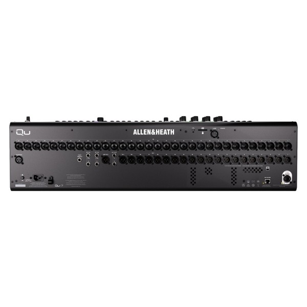 Allen & Heath QU-7 Digital Mixer, Rear View