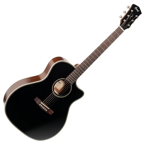 Cort Essence GA4, Black Top Semi-Gloss - front
