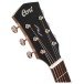 Cort Essence GA4, Black Top Semi-Gloss - headstock 