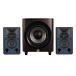 JBL 4305P Wireless Speakers with JBL Studio 660P Subwoofer, Black & Dark Wood