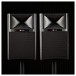 JBL 4305P Wireless Studio Monitor Speakers, Black Walnut - Detail image, side by side