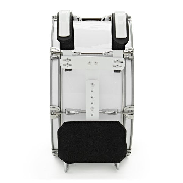 Premier NXT GEN Marching 20" x 10" Traditional Bass Drum, White