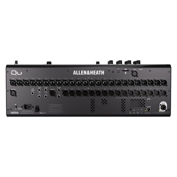 Allen & Heath Qu-6, Rear View