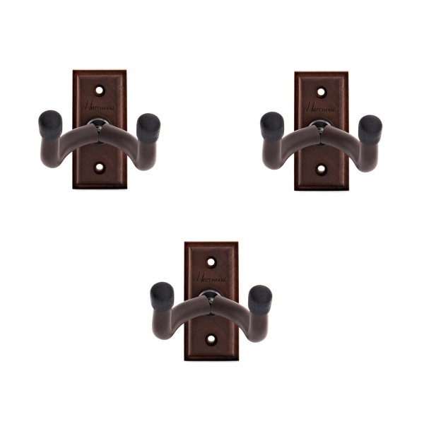Hartwood Guitar Wall Hanger - 3 Pack