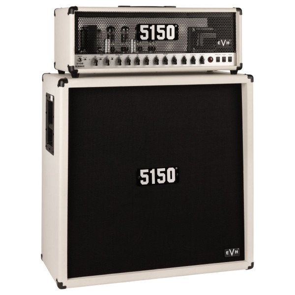 EVH 5150 Iconic 80w Head and Cabinet bundle, Ivory - side 