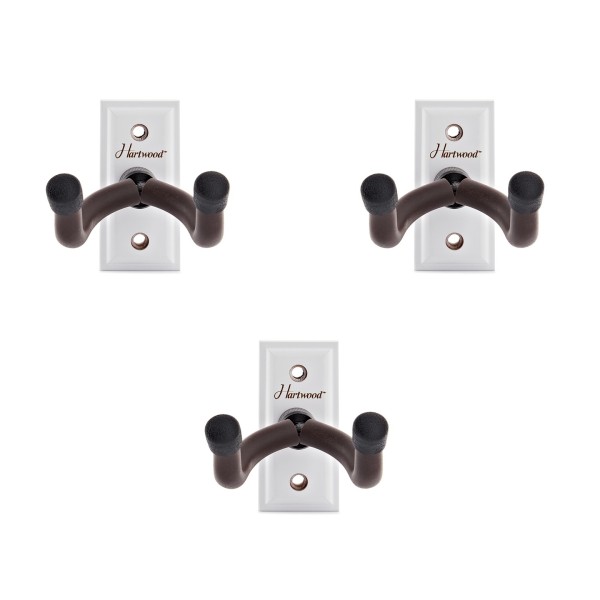 Hartwood Guitar Wall Hanger - 3 Pack