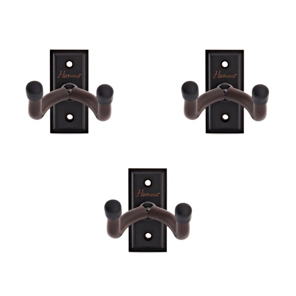 Hartwood Guitar Wall Hanger - 3 Pack