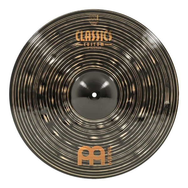 Meinl 19" Classics Custom Dark Crash Cymbal & Gear4music Boom Arm Stand, Black
