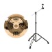 Meinl Classics Custom Extreme Metal 18'' China & Gear4music Boom Arm Stand, Black