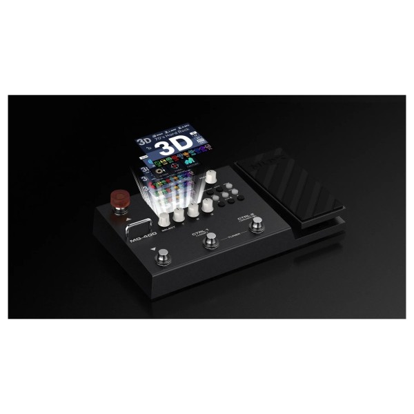 NUX MG-400 Multi-Effect Pedal, Angle