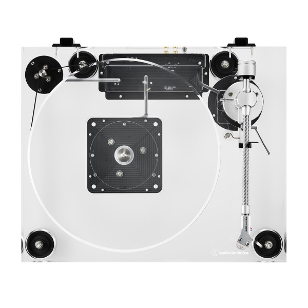 Audio Technica AT-LPA2 Fully Manual Belt-Drive Turntable - top down 