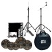 Meinl Classics Custom Dark Cymbal Box Set, Stands & Bag with Free 18'' Crash