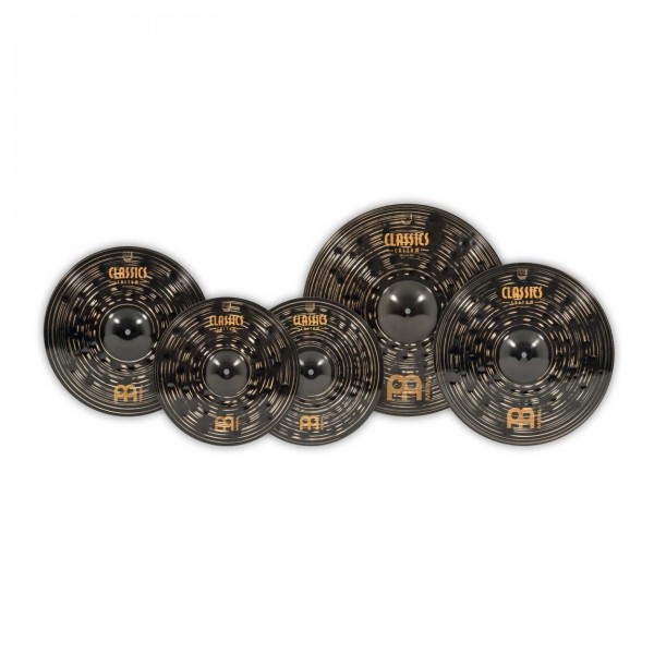 Meinl Classics Custom Dark Cymbal Box Set, Stands & Bag with Free 18'' Crash