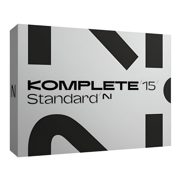 Native Instruments Komplete 15 Standard Upgrade for Komplete Select (Boxed) - Box Angled