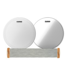 Evans HD Dry Coated Snare Drum Super 30 Upgrade Pack, 14''