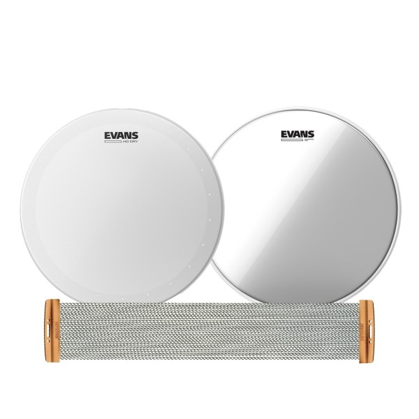 Evans HD Dry Coated Snare Drum Super 30 Upgrade Pack, 14''