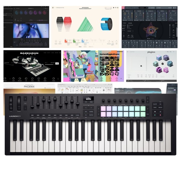 Novation Launchkey 49 MK4 With Komplete 15 Standard Upgrade for Komplete Select (Boxed) - Bundle